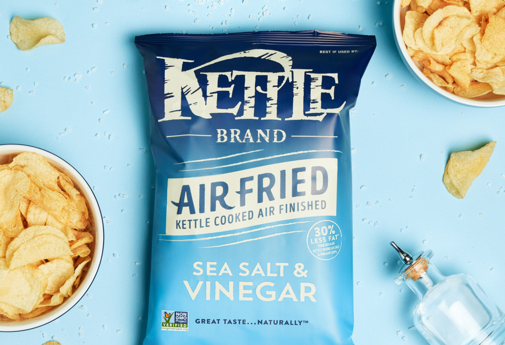 kettle cooked Air Fried Sea Salt and Vinegar - Kettle Brand